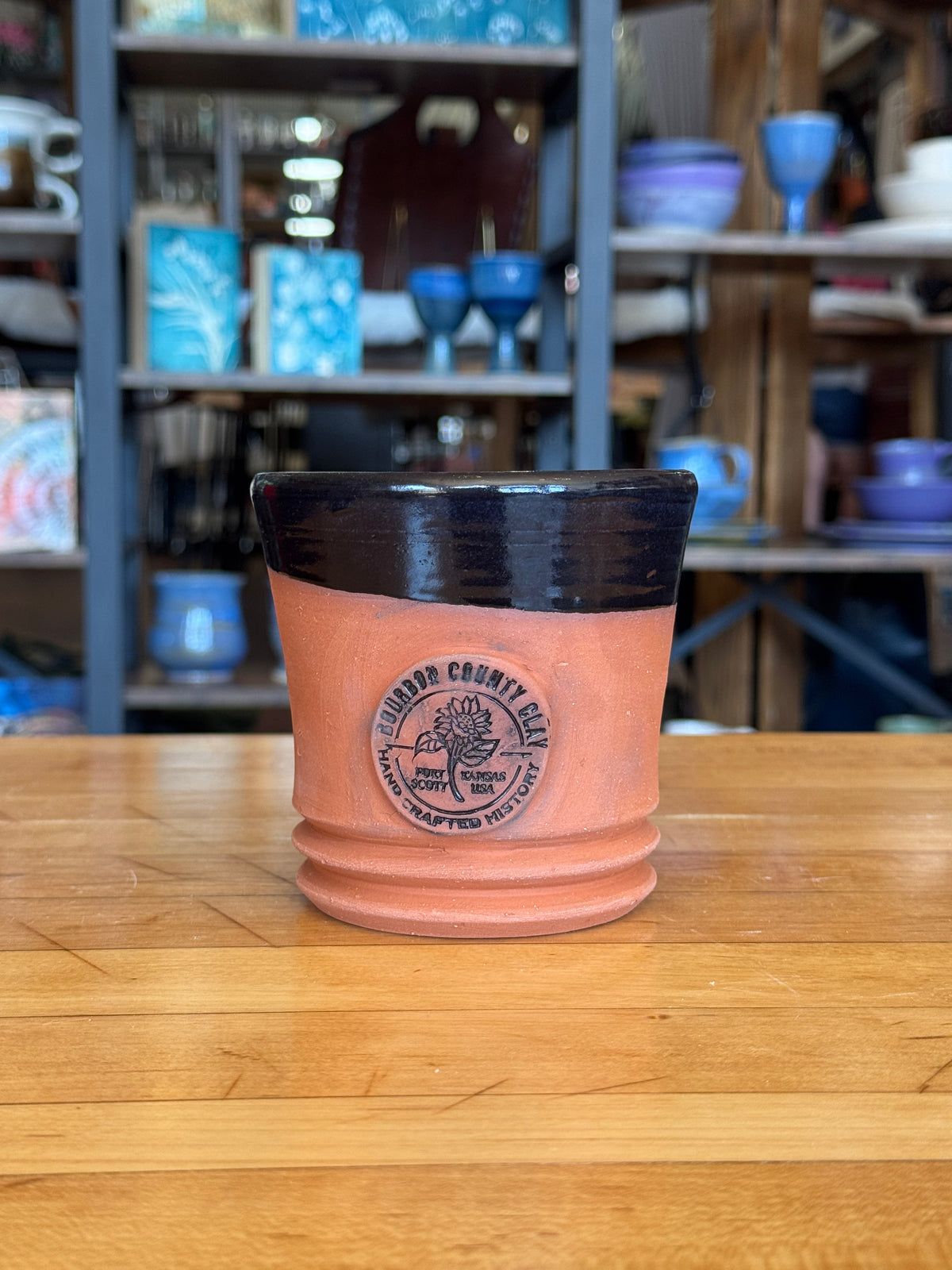 10 oz Bourbon County Clay Whiskey Cup - Black