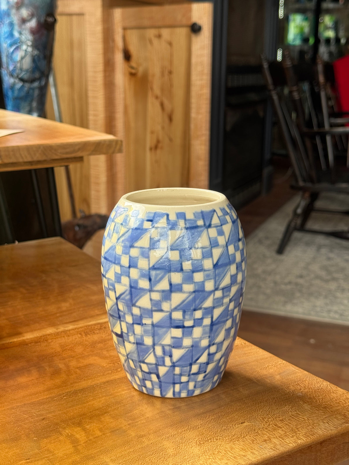 Jacob's Ladder Quilt Vase