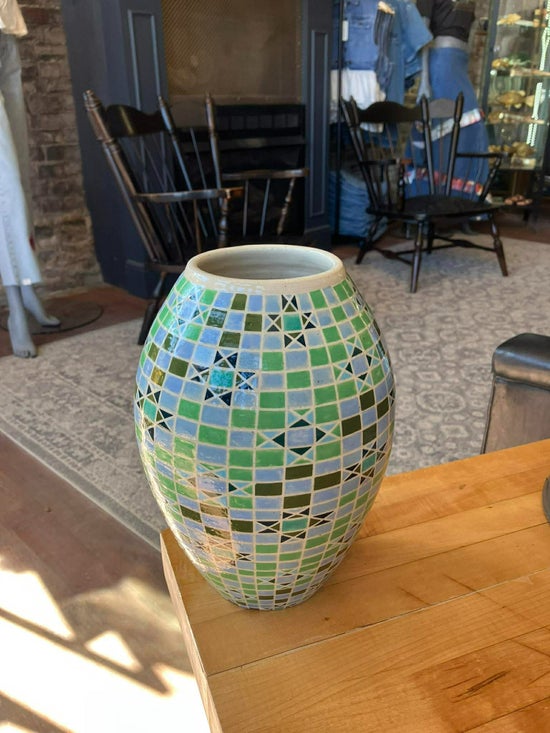 Medium Ohio Star Quilt Vase