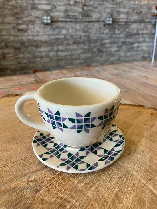Quilt Tea Cup