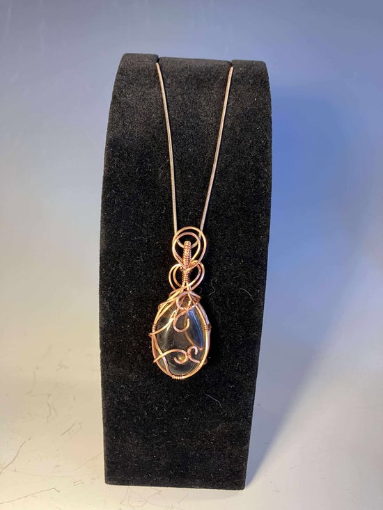 Necklace - Smokey Quarts with Cooper