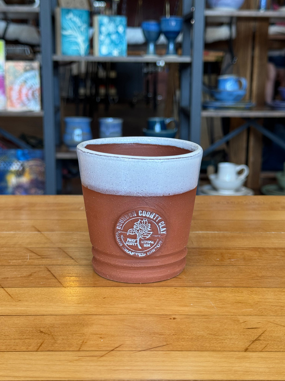 10 oz Bourbon County Clay Whiskey Cup - White